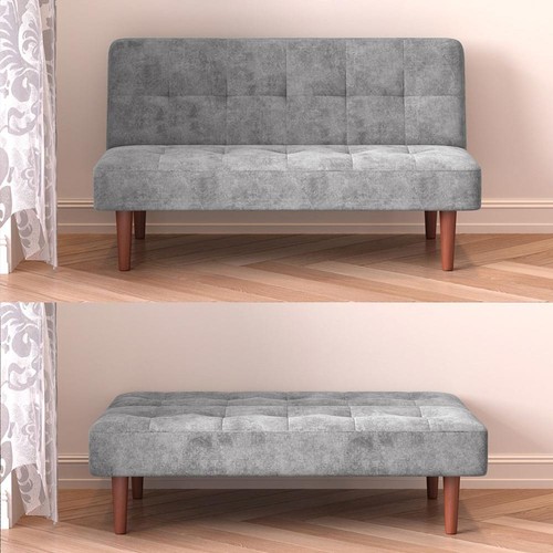 Fabric seater sofa bed - 2,