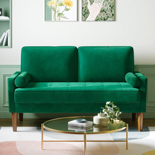 Small 2 Seater Velvet Sofa