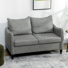 HOMCOM Two-Seater Sofa, Modern