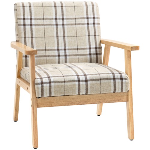 Homcom one seater sofa - sofa, w/