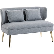 HOMCOM 2 Seater Sofa, Small