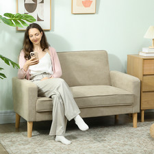 2 Seater Sofa, Velvet-Feel