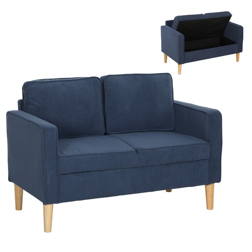 Homcom compact seater sofa - homcom,