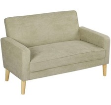 HOMCOM Sofa Velvet-Feel 2