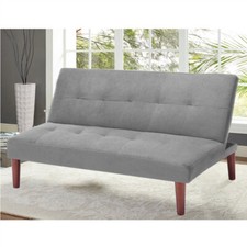 Small Fabric Button Loveseat