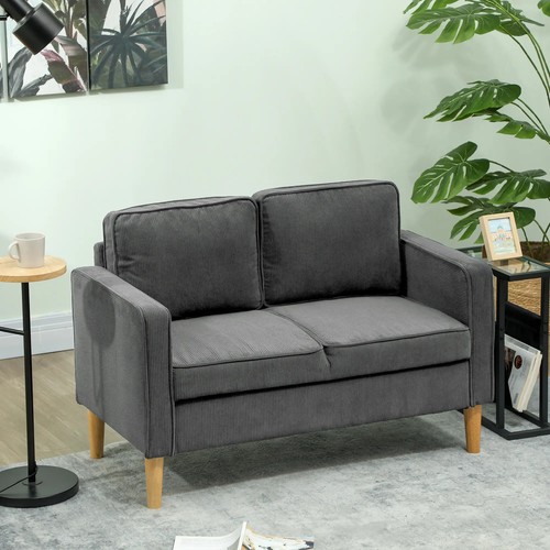 Small grey sofa - 2, seater